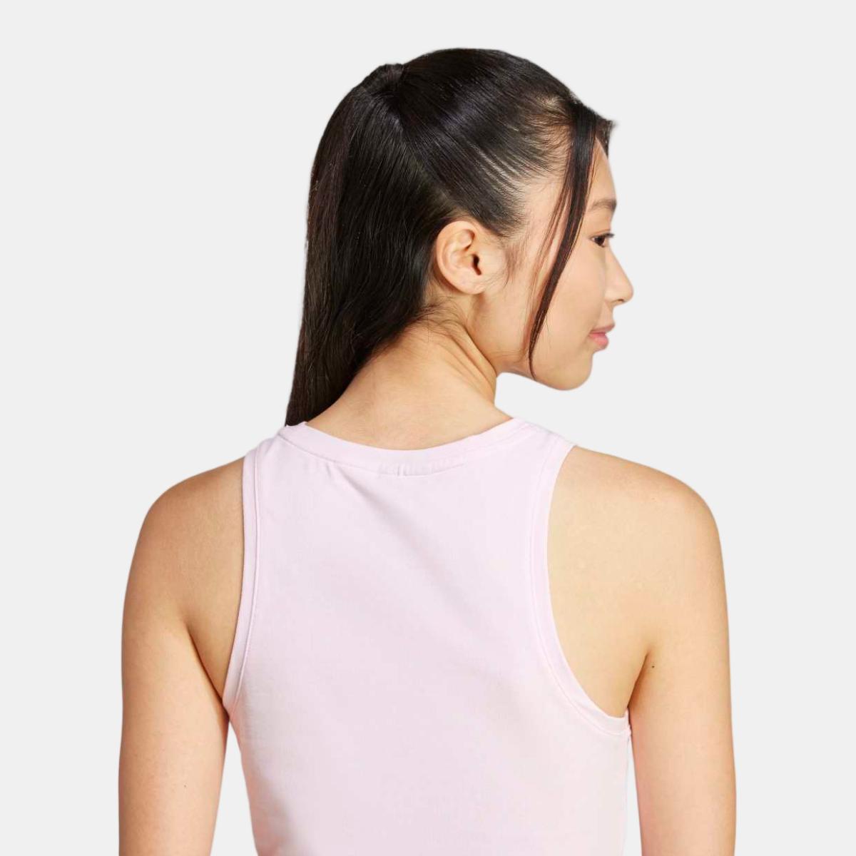 T-shirt de Mulher Essentials Linear Slim Cotton Rosa-5