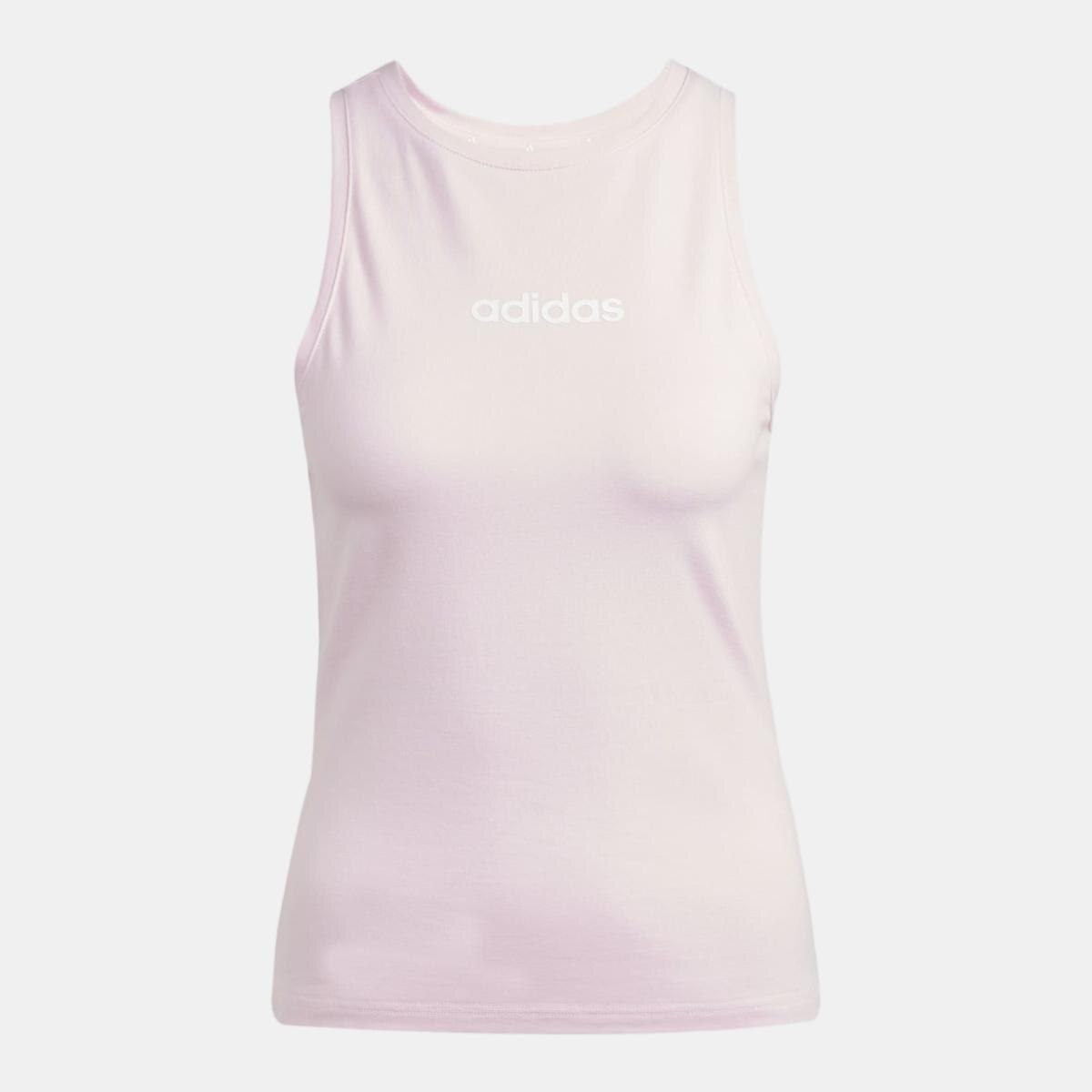 T-shirt de Mulher Essentials Linear Slim Cotton Rosa-6
