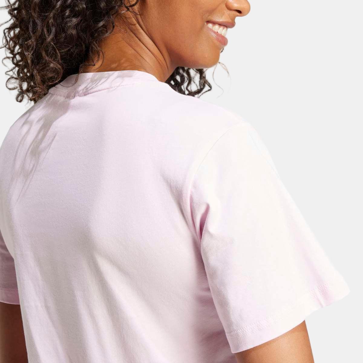 T-shirt de mulher Essentials adidas Rosa-5