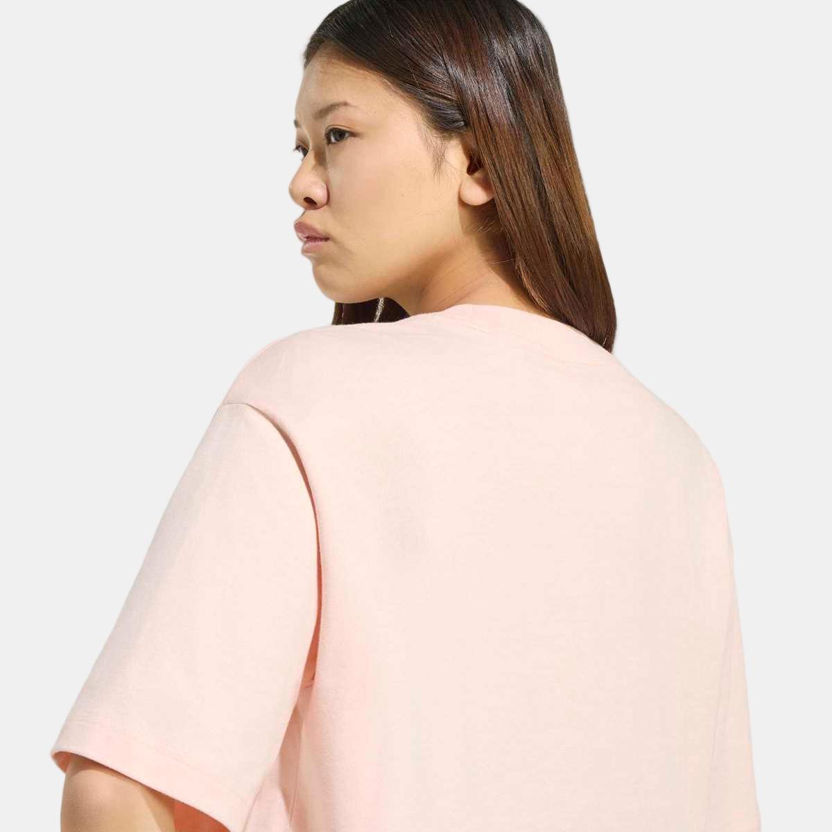 T-shirt de Mulher Essentials Big Logo Boyfriend Rosa-5