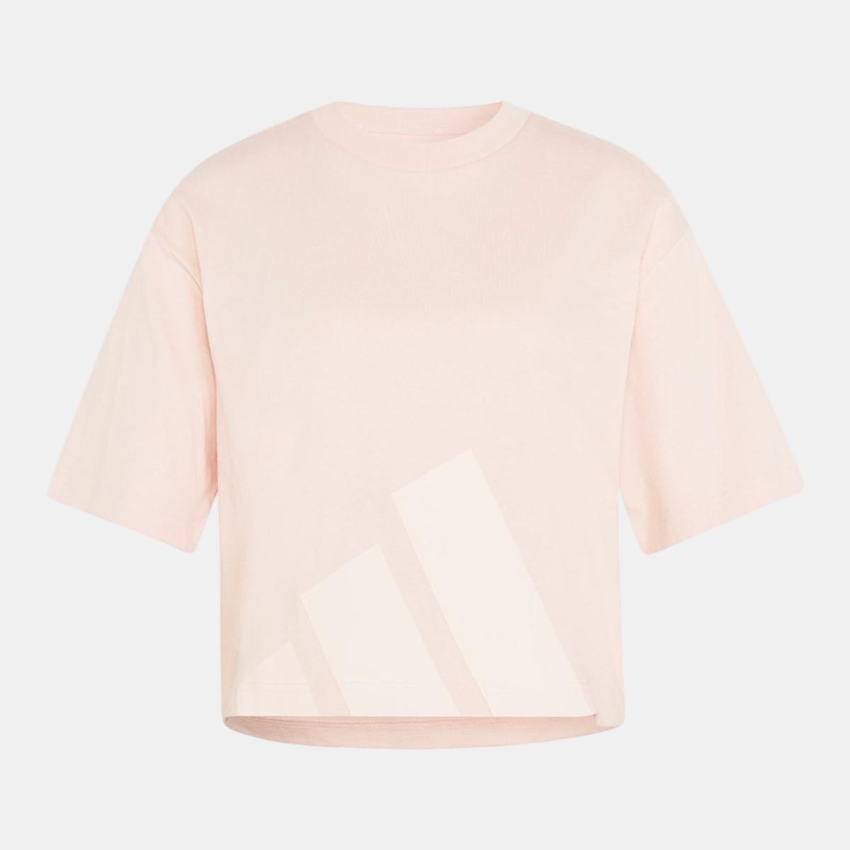 T-shirt de Mulher Essentials Big Logo Boyfriend Rosa-6