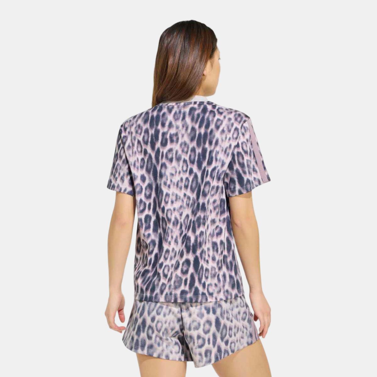 T-shirt de Mulher Seasonal Essentials 3 Stripes Estampado-2