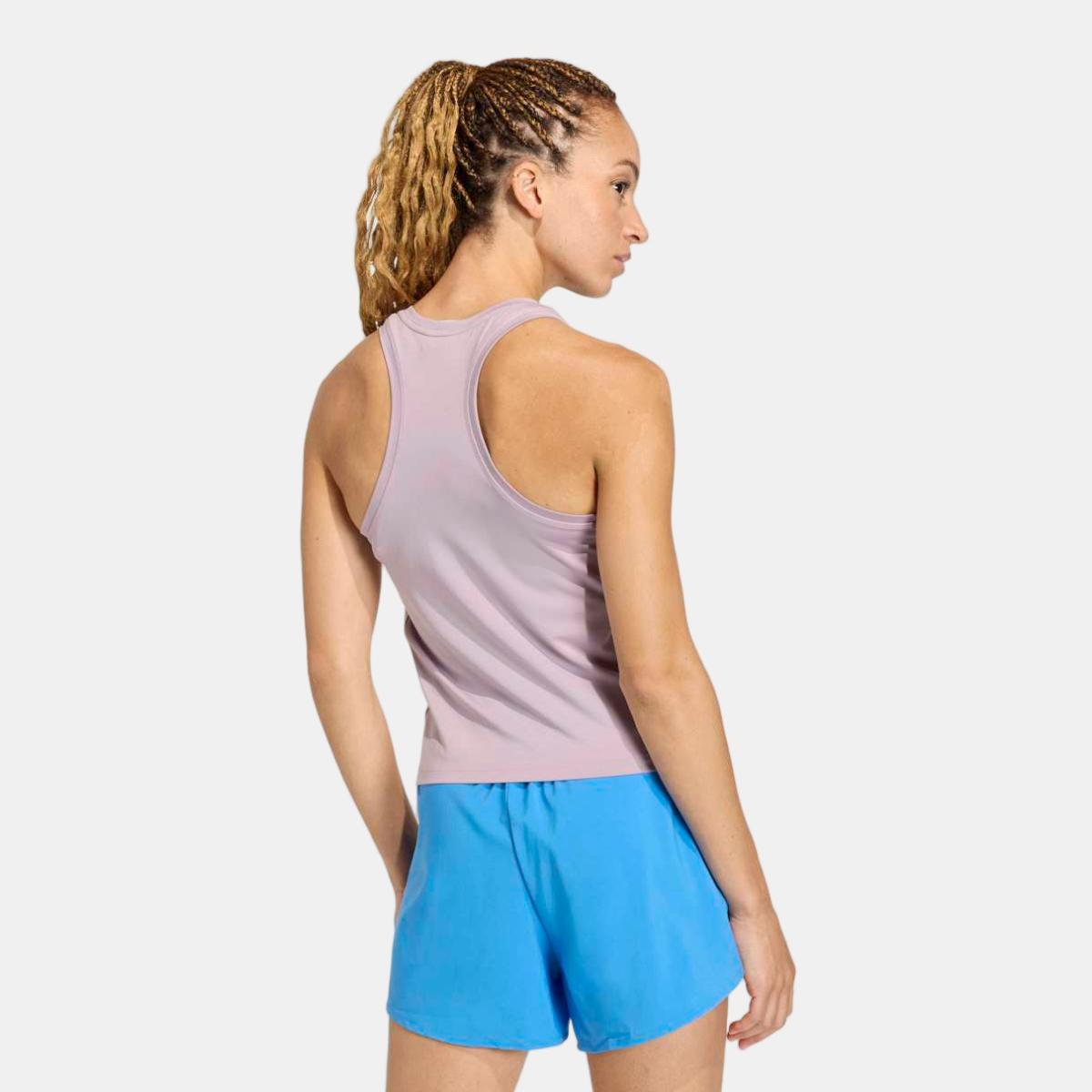 T-shirt de Mulher Train Essentials Workout 3 Faixas Violeta-2