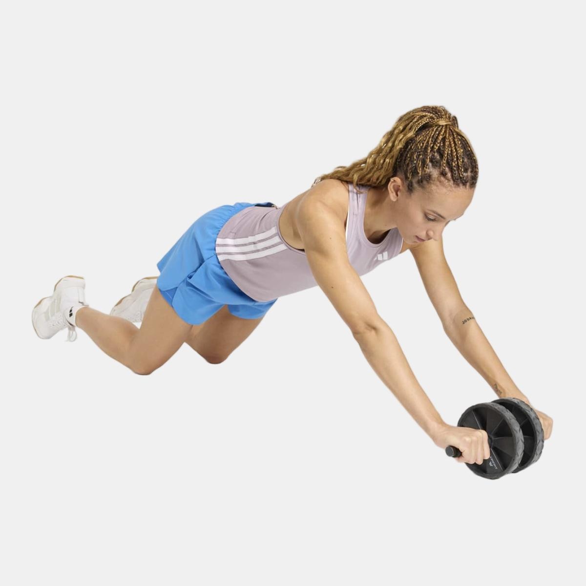 T-shirt de Mulher Train Essentials Workout 3 Faixas Violeta-3
