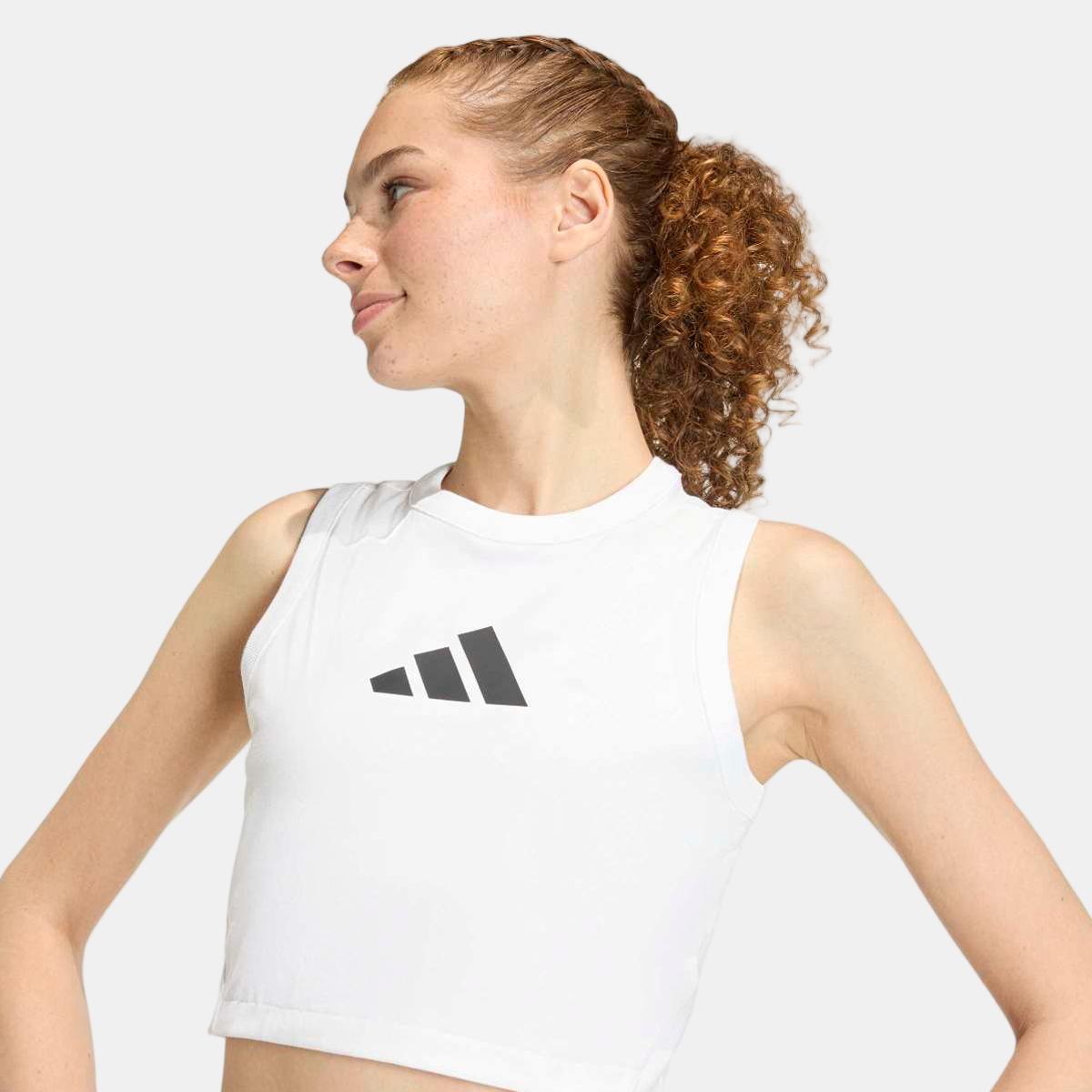 T-shirt de mulher Z.N.E. adidas Branco-4