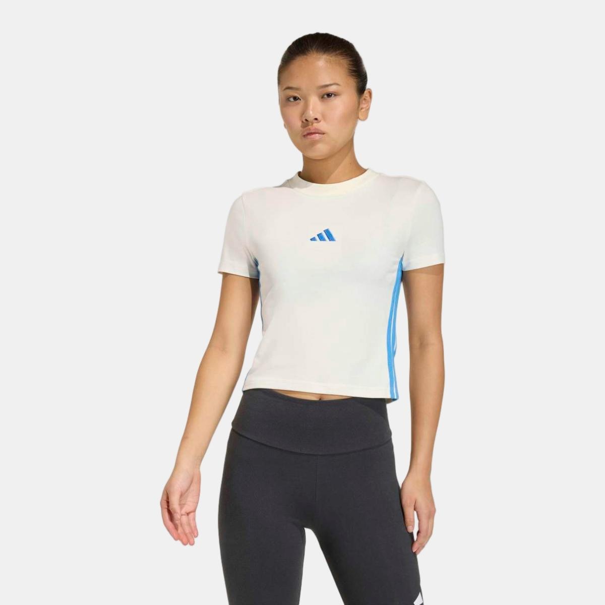 Imagem 0 de T-shirt de Mulher Essentials Slim Baby 3 Faixas