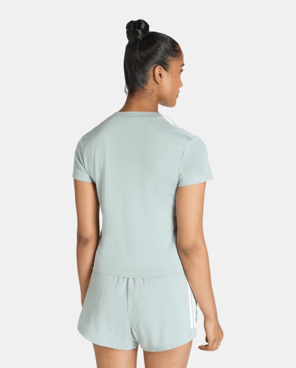 T-shirt de Mulher Workout Essentials Plus Verde-2