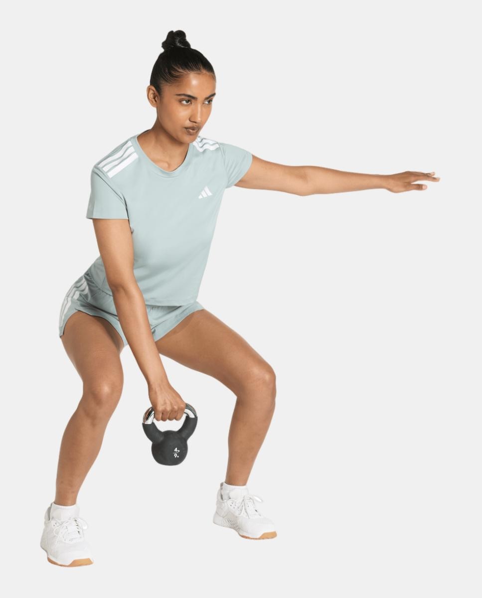 T-shirt de Mulher Workout Essentials Plus Verde-5