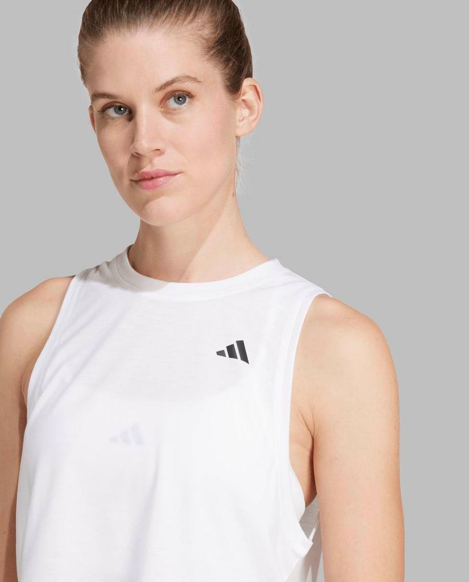 T-shirt de Mulher Workout Essentials Branco-5