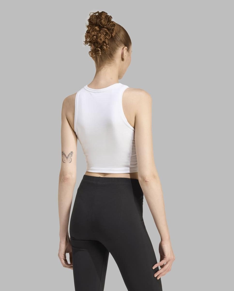 T-shirt de mulher Essentials adidas Branco-2