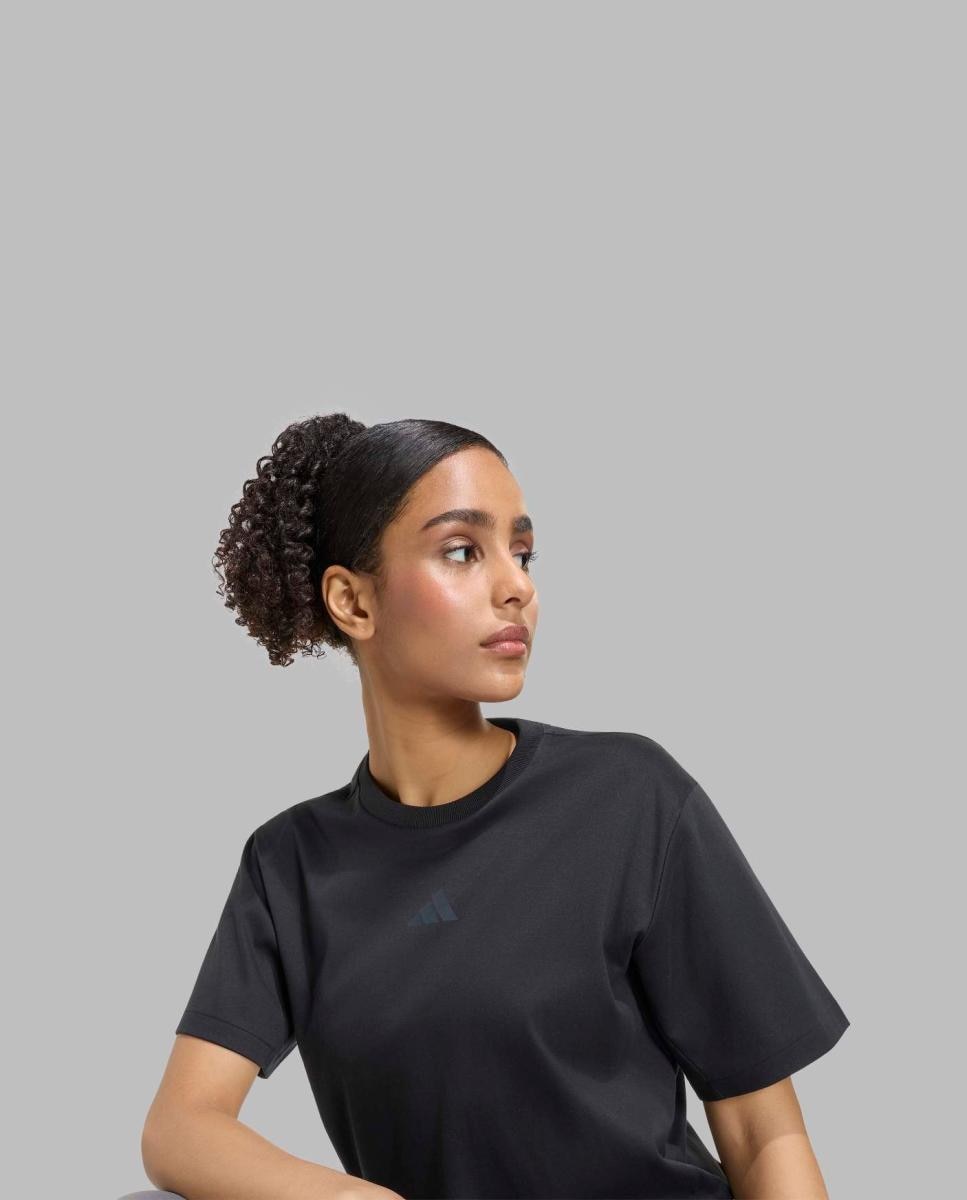 T-shirt de mulher Z.N.E adidas Preto-4