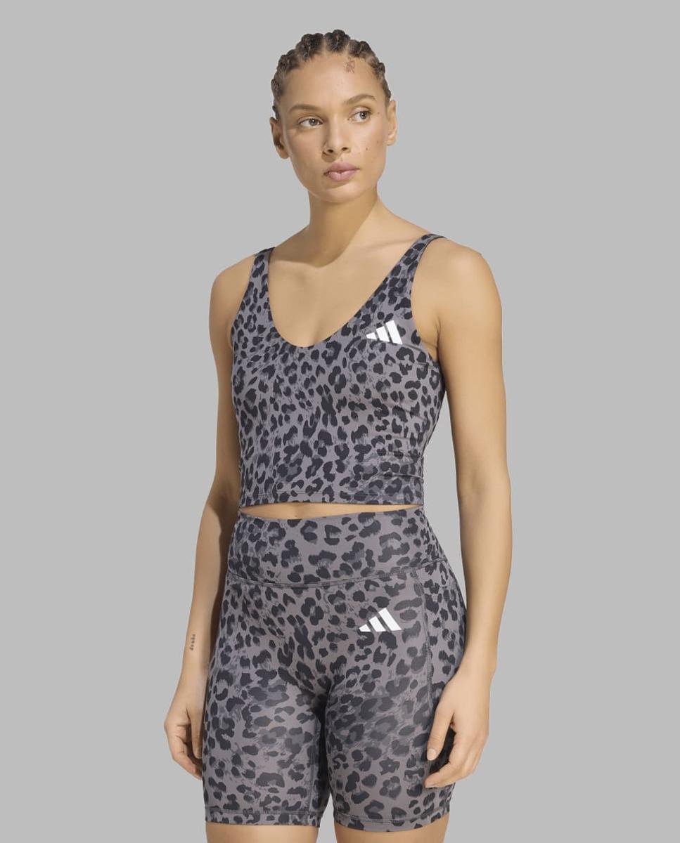 T-shirt de Mulher Workout Essentials Plus Cinzento-1