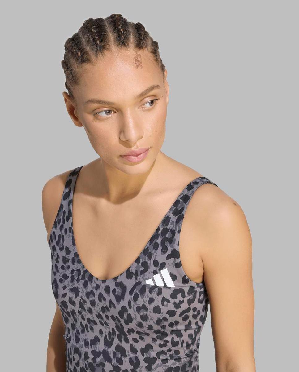 T-shirt de Mulher Workout Essentials Plus Cinzento-5