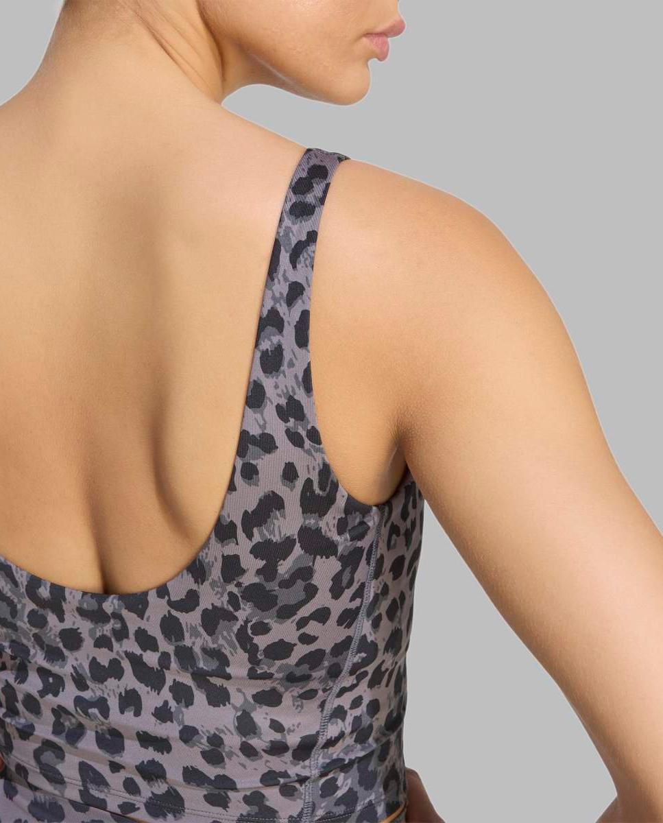 T-shirt de Mulher Workout Essentials Plus Cinzento-6