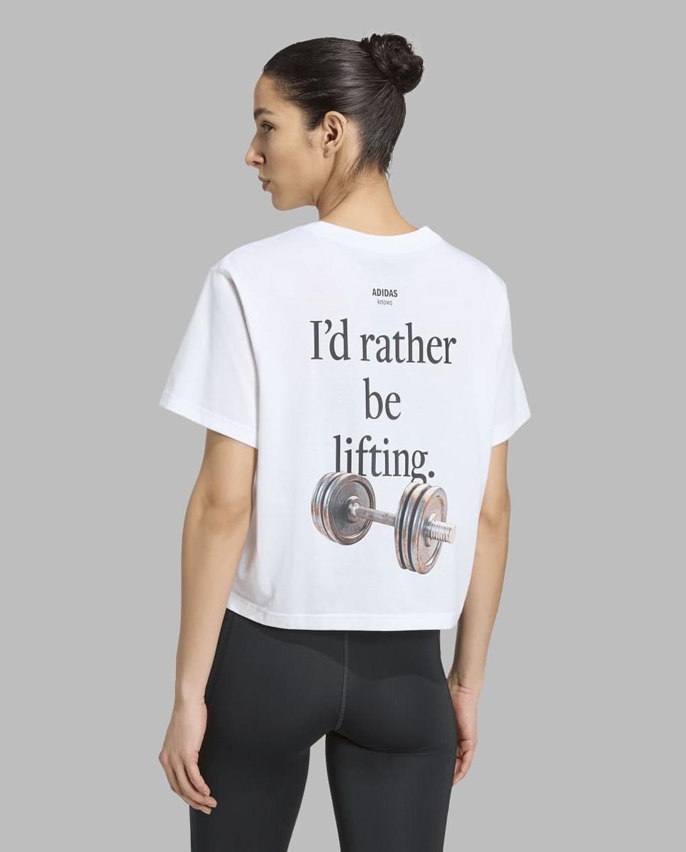 T-shirt de Mulher Graphics - Training Branco-2