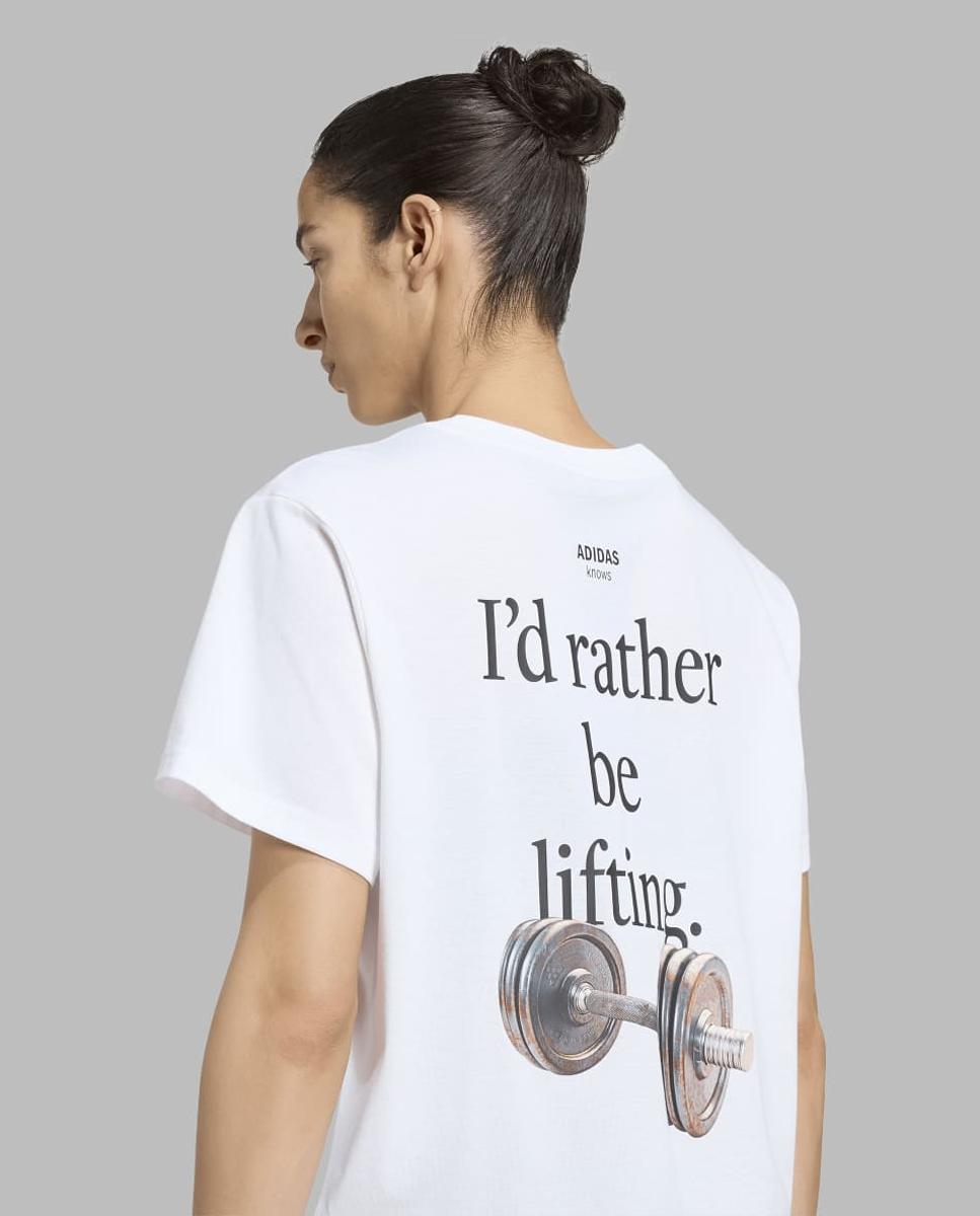 T-shirt de Mulher Graphics - Training Branco-5