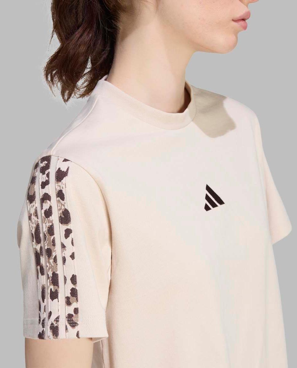 T-shirt de Mulher Essentials Seasonal Bege-5