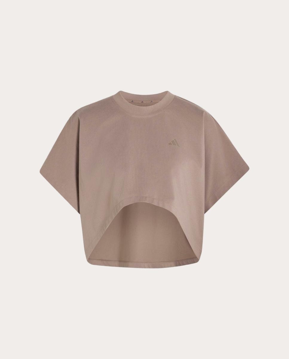 T-shirt de Mulher Power Bege-6