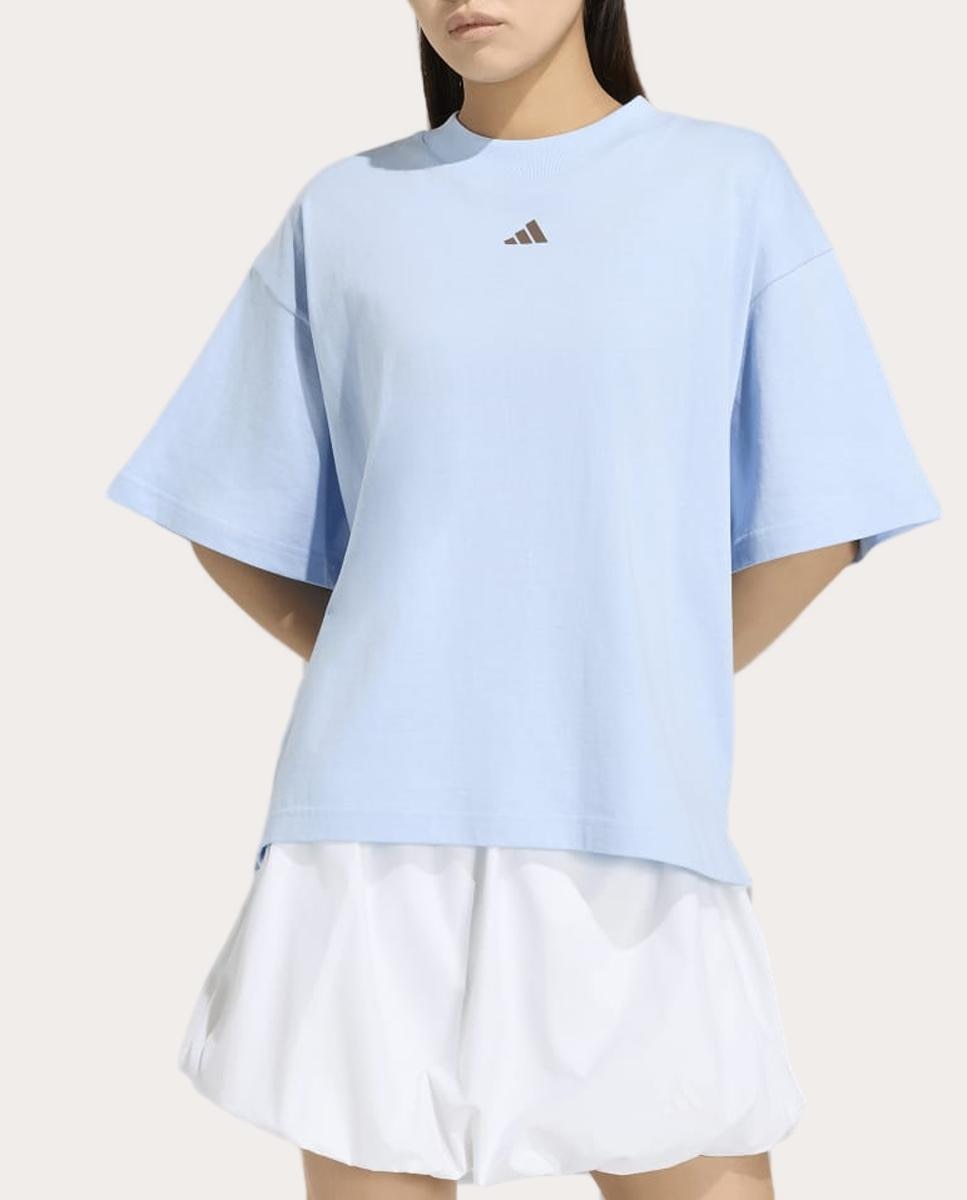T-shirt de Mulher 3 Stripes Studio Azul-1