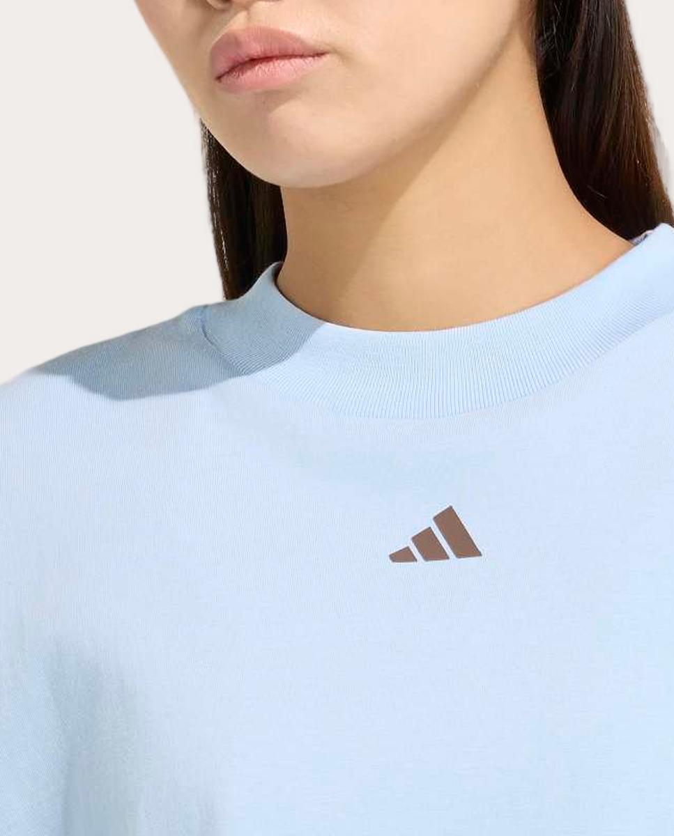 T-shirt de Mulher 3 Stripes Studio Azul-4