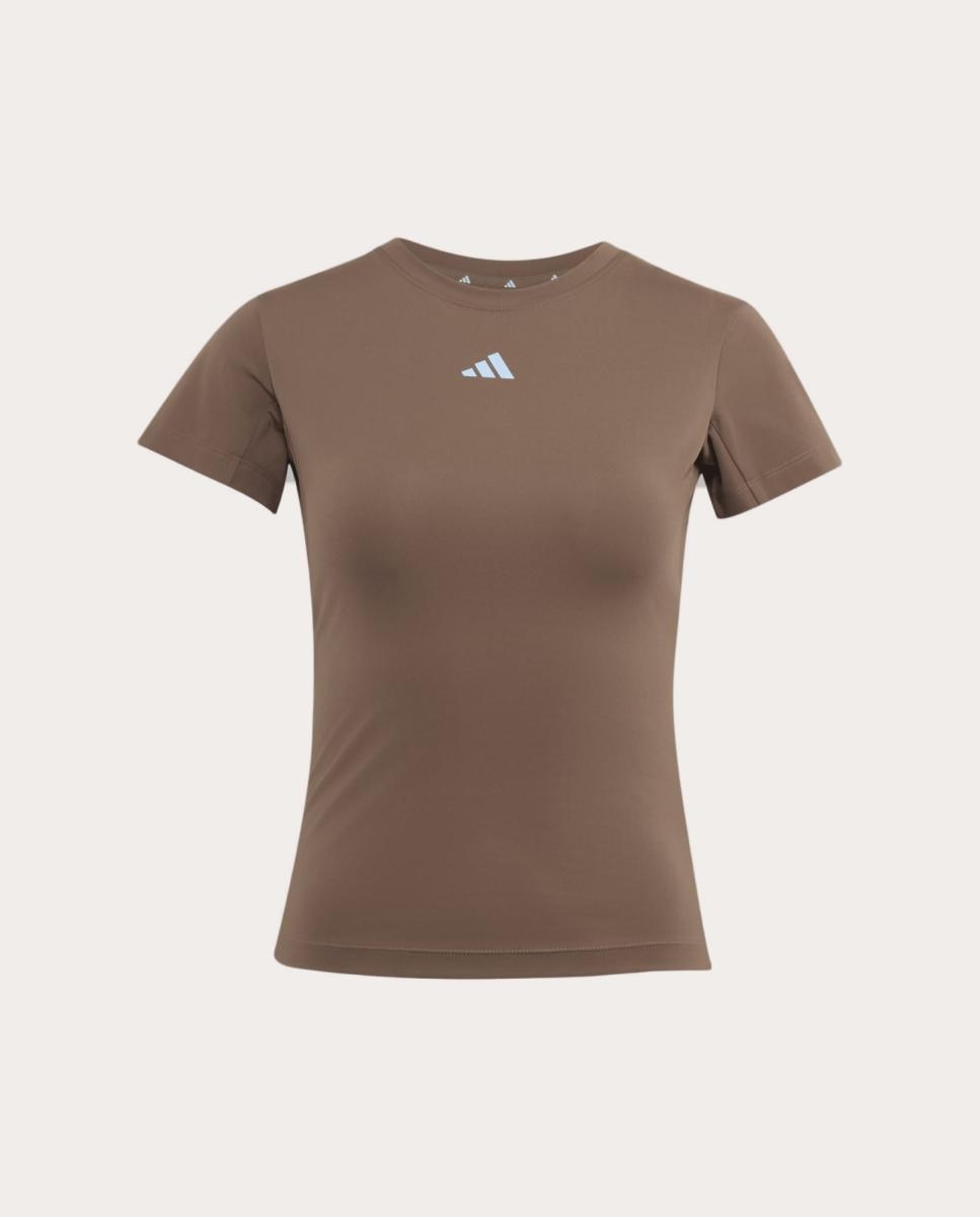 T-shirt de Mulher Motion Castanho-6