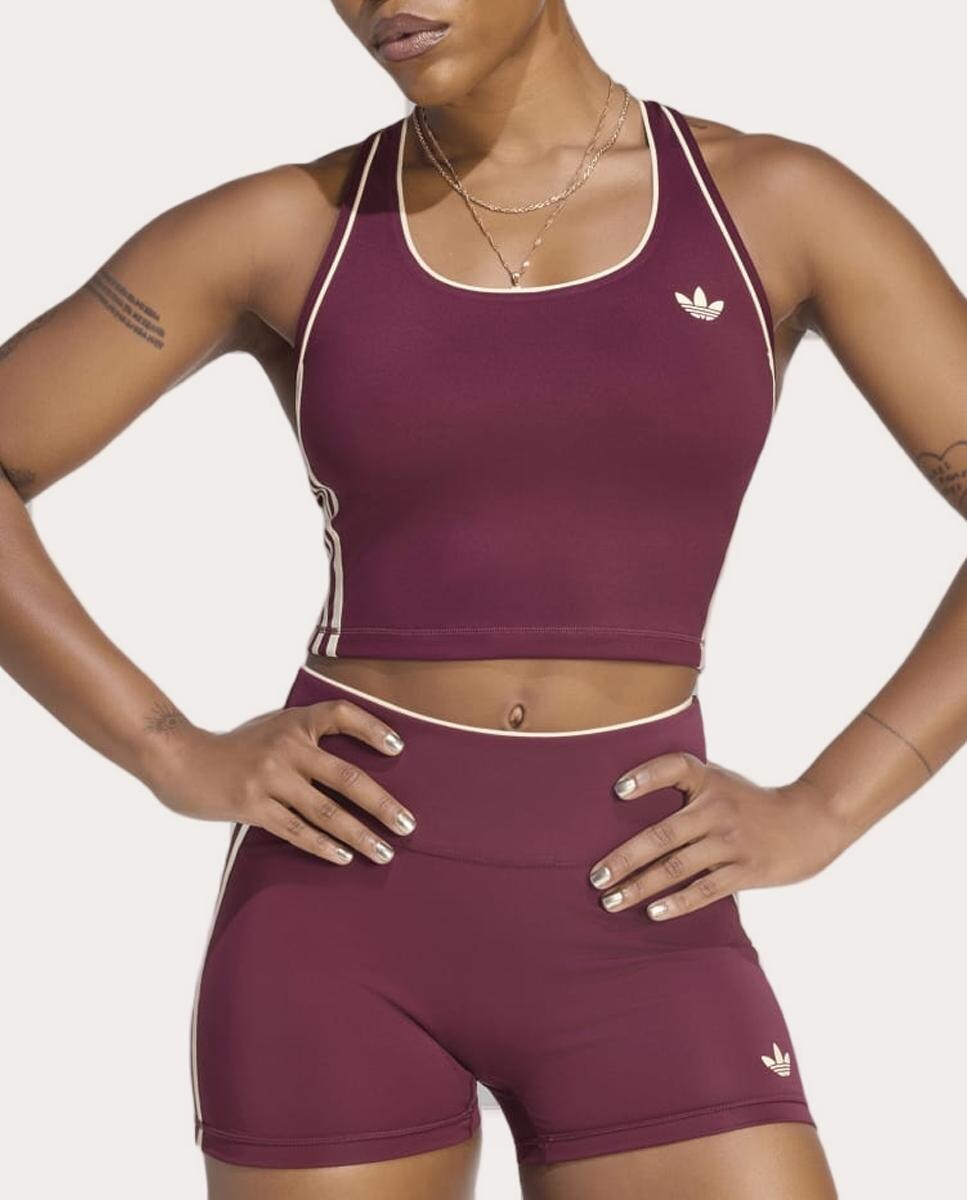 Imagen 0 de Camiseta de Mujer  Originals Sport Adidas Burdeos