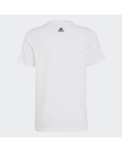 T-shirt de Criança Essentials Linear Logo Cotton Branco-2