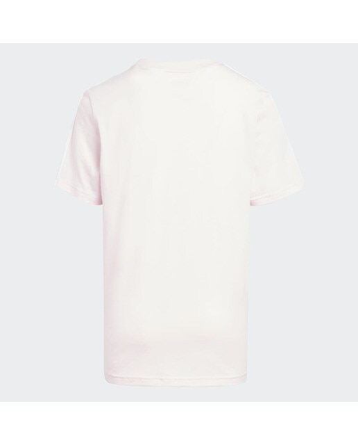T-shirt de Criança Tiberio Colorblock Cotton 3 Faixas Rosa-2