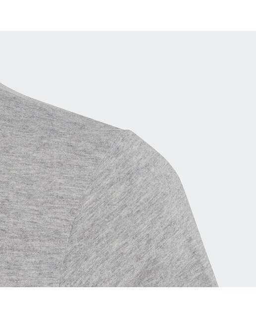 T-shirt de Criança Essentials Big Logo Cotton Cinzento / Branco-4