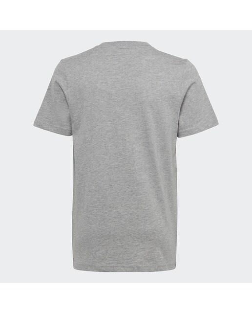 T-shirt de Criança Essentials Big Logo Cotton Cinzento / Branco-7