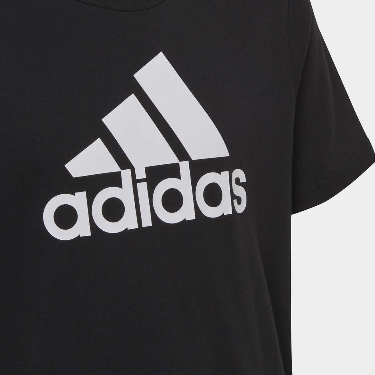 T-shirt de Criança Essentials Big Logo Cotton Preto-4