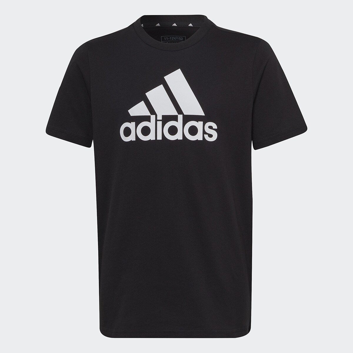 T-shirt de Criança Essentials Big Logo Cotton Preto-6