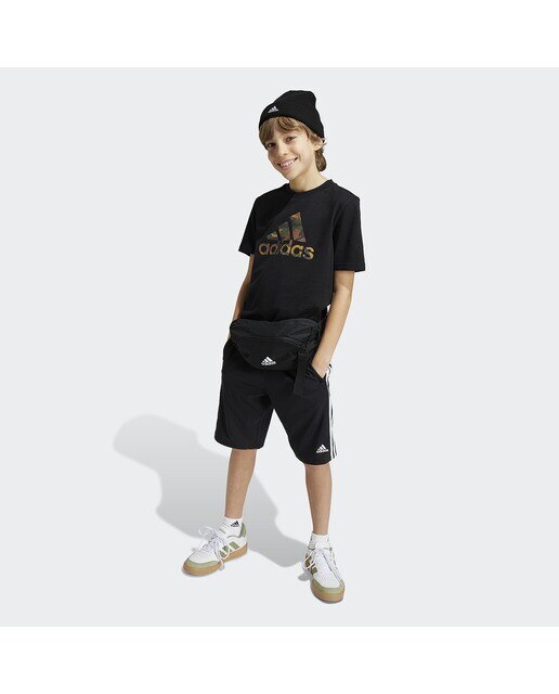 T-shirt de Menino Camo Graphic Preto-1