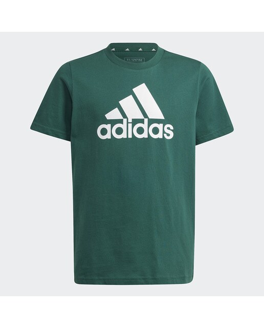 T-shirt de Criança Essentials Big Logo Cotton Verde-1