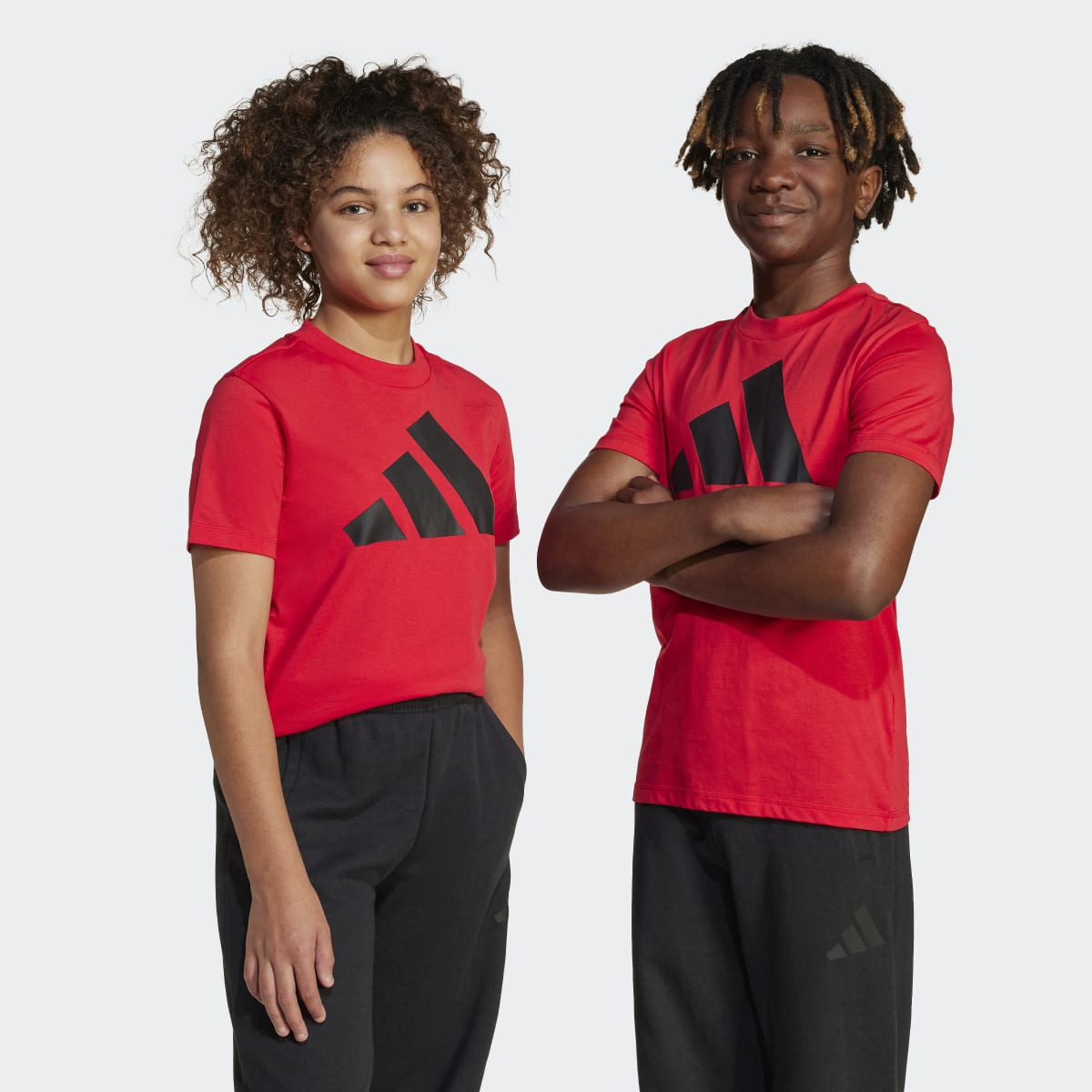 T-shirt de Criança Essentials Vermelho-1