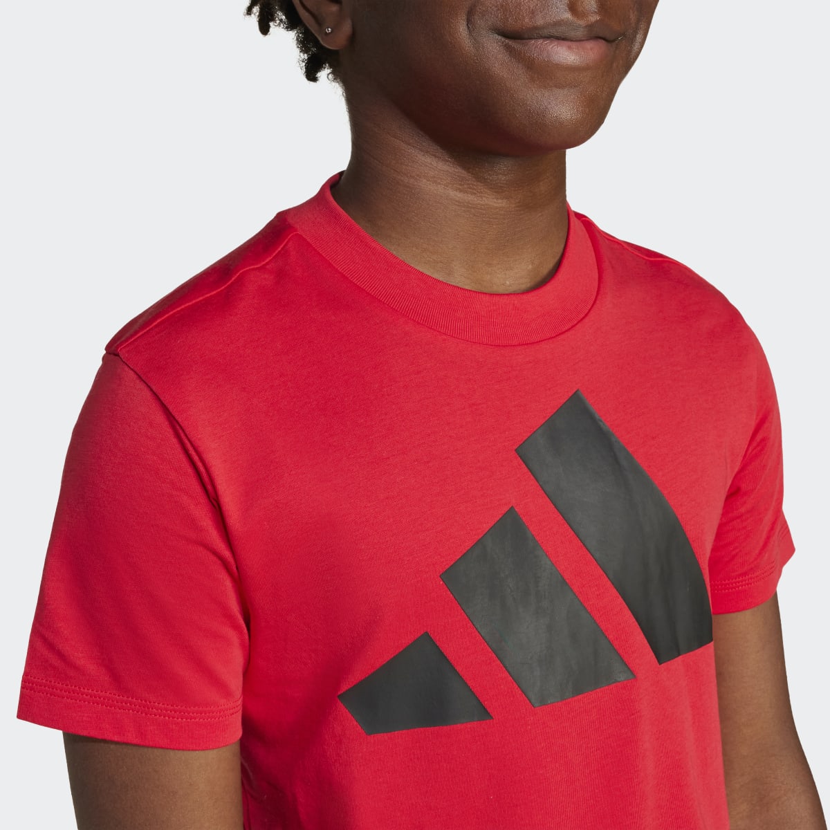 T-shirt de Criança Essentials Vermelho-3