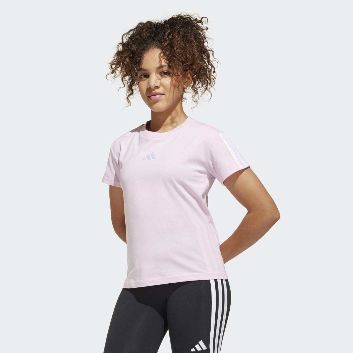 T-shirt de Criança Essentials Rosa-1