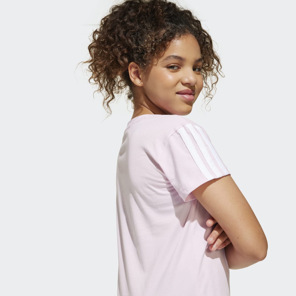 T-shirt de Criança Essentials Rosa-3