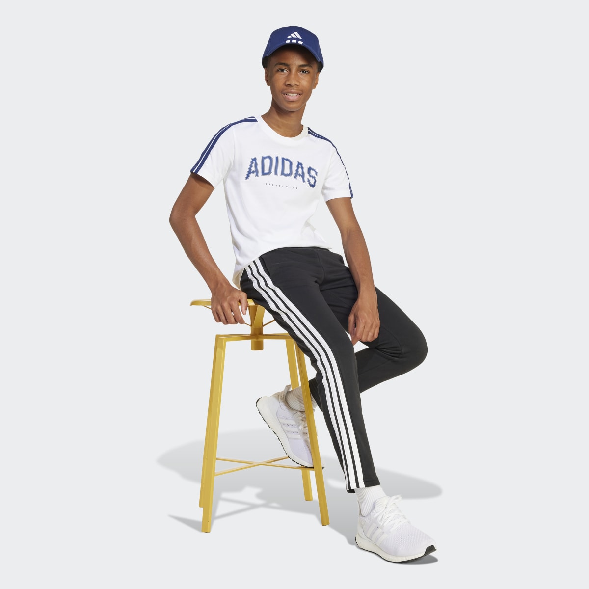 T-shirt de Criança Codes Collegiate Graphic Branco-4