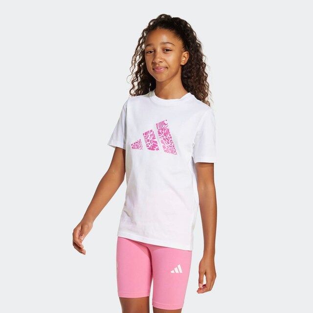 Imagen 0 de Camiseta de niños Animal-Print Graphic  Adidas