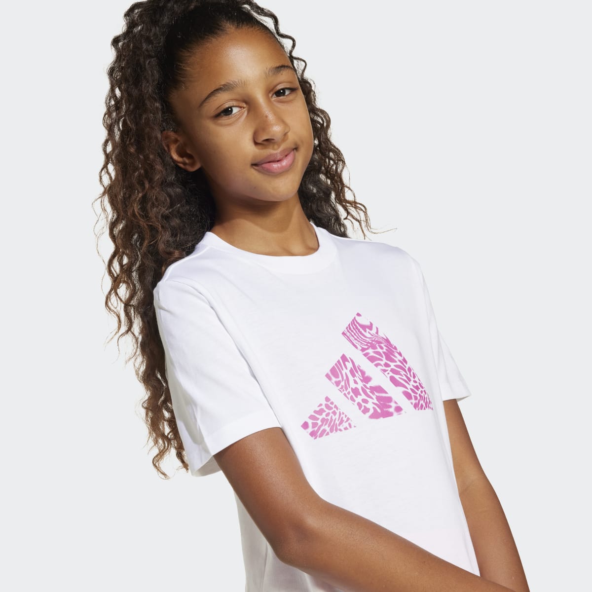 T-shirt de Criança Animal-Print Graphic Branco-4