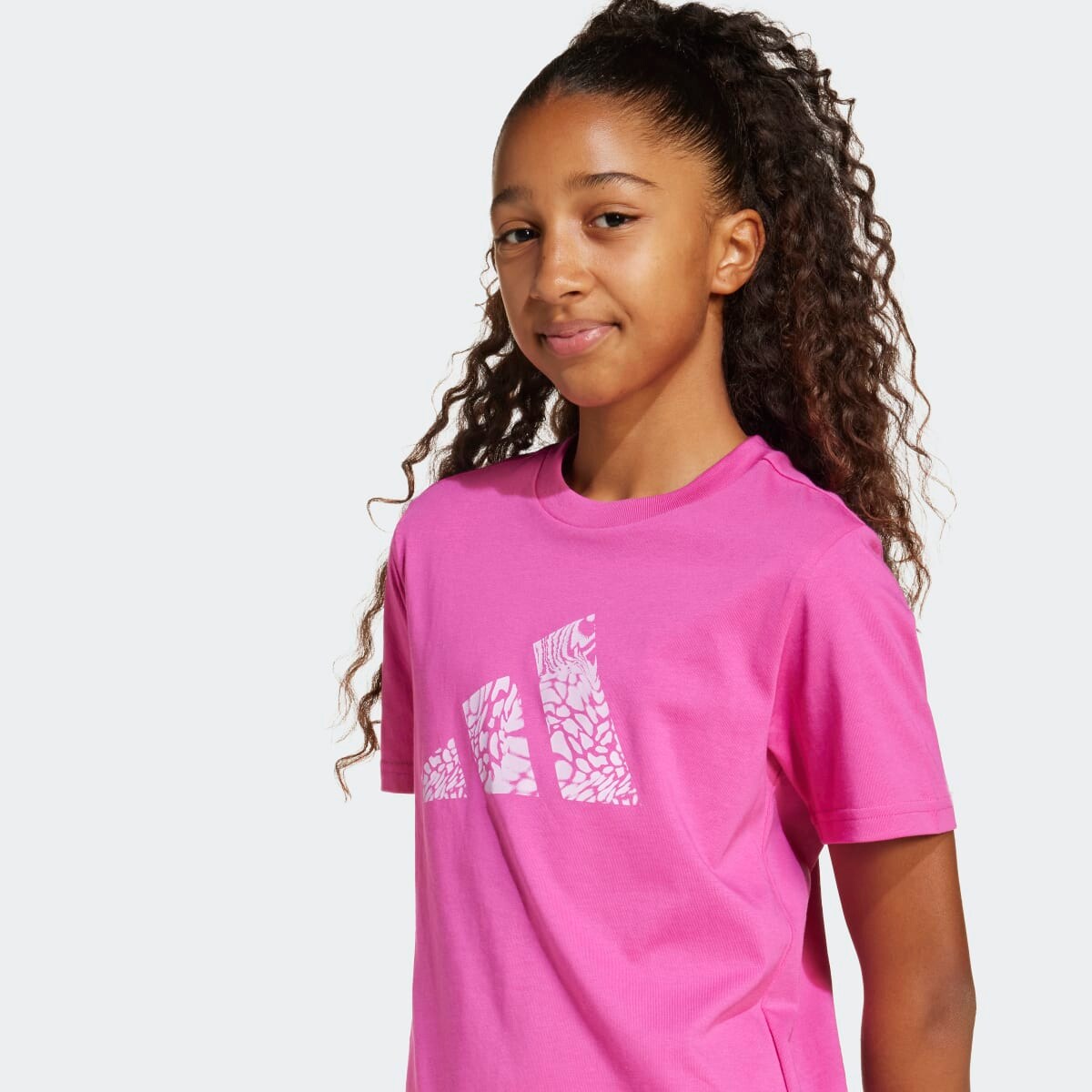 T-shirt de Criança Animal-Print Graphic Rosa-5