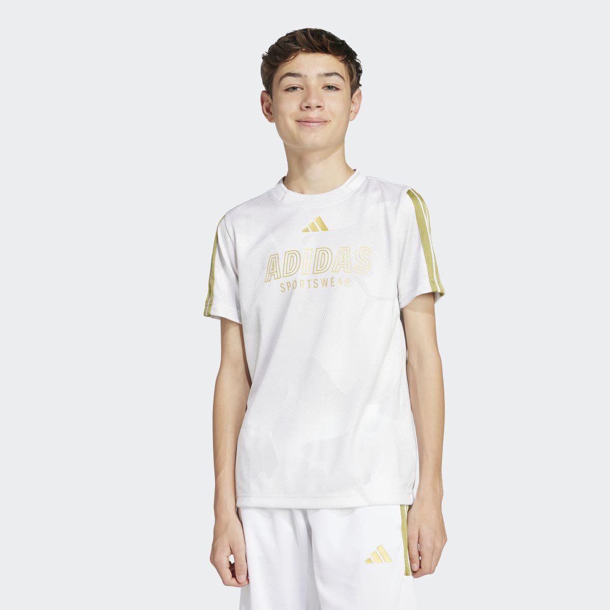 T-shirt de Criança House of Tiro Colors of Football Menino Branco-5
