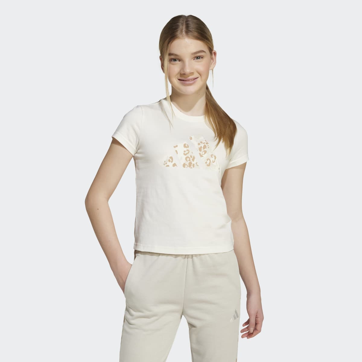 Imagem 0 de T-shirt de Menina Animal Big Logo Single Jersey Kids
