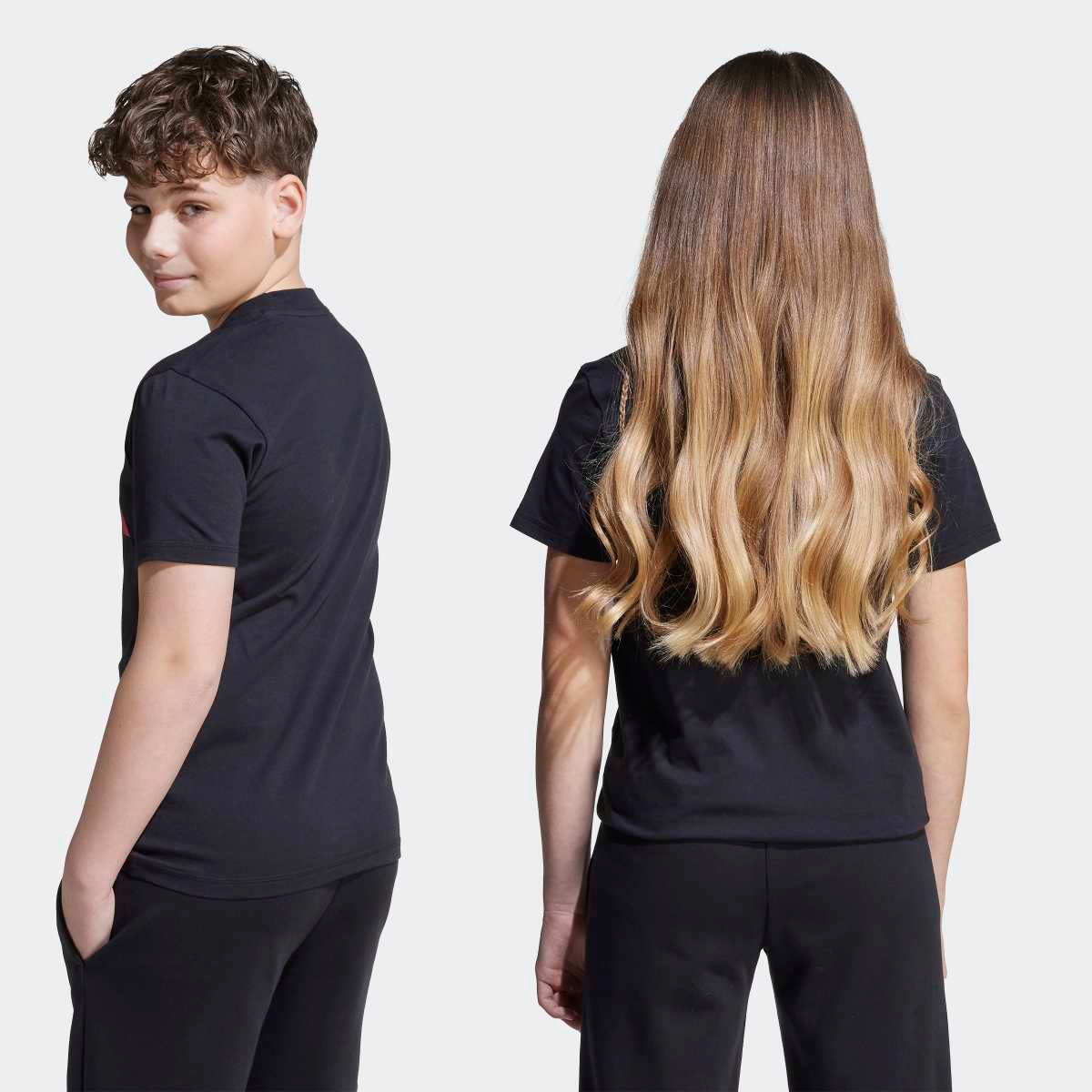 T-shirt de criança Essentials Preto-2