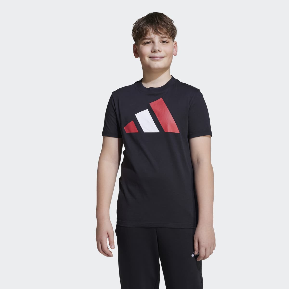 T-shirt de criança Essentials Preto-3
