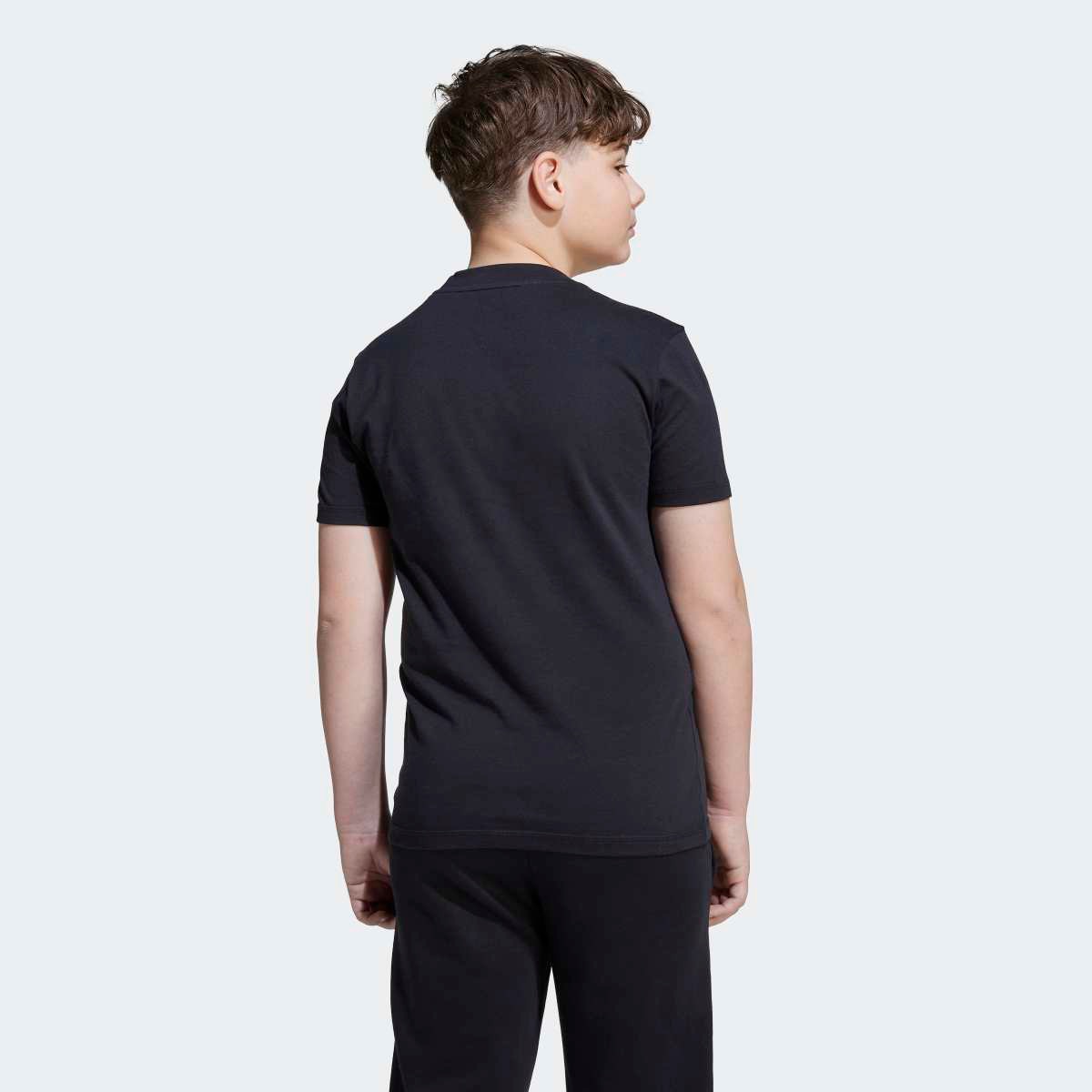 T-shirt de criança Essentials Preto-4