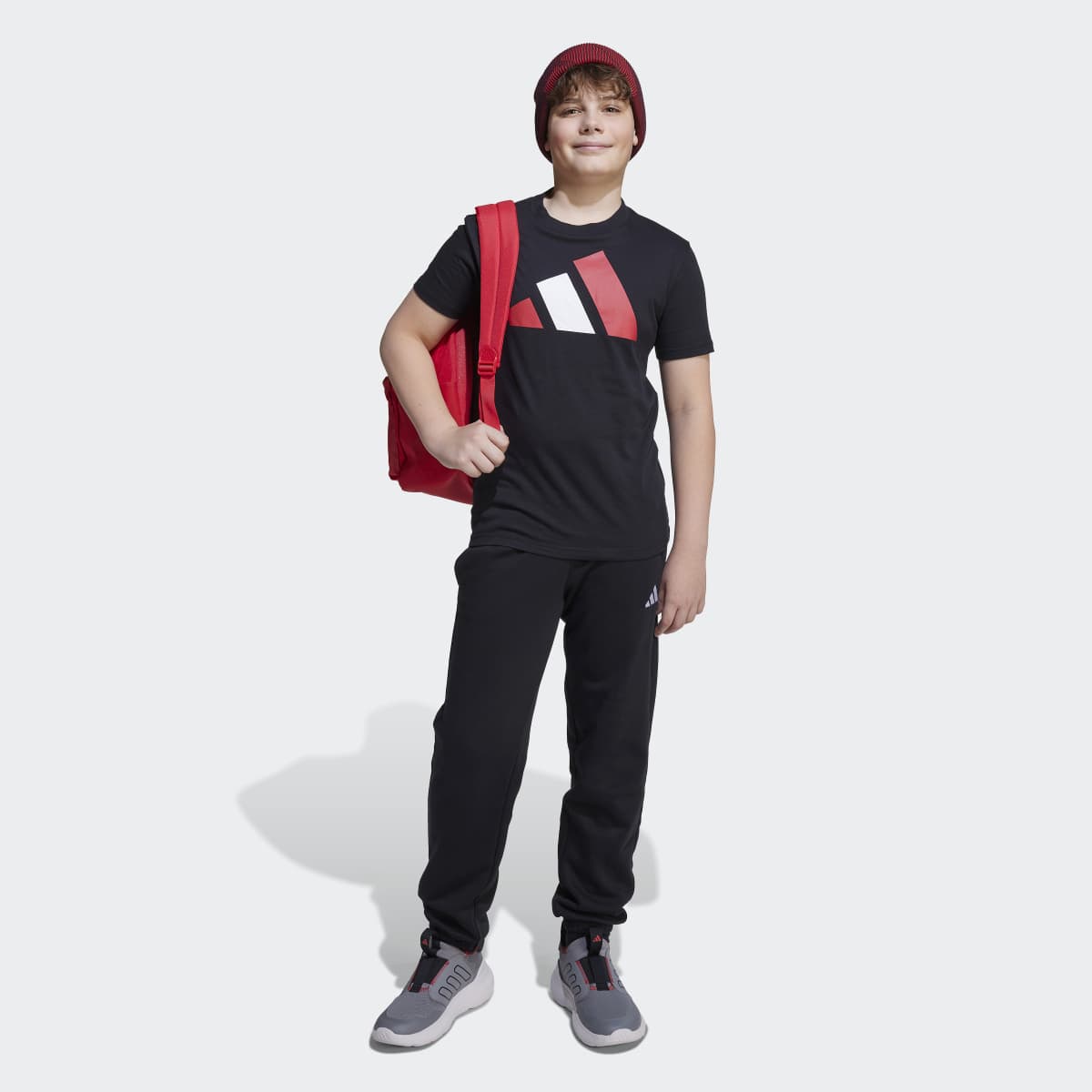 T-shirt de criança Essentials Preto-5