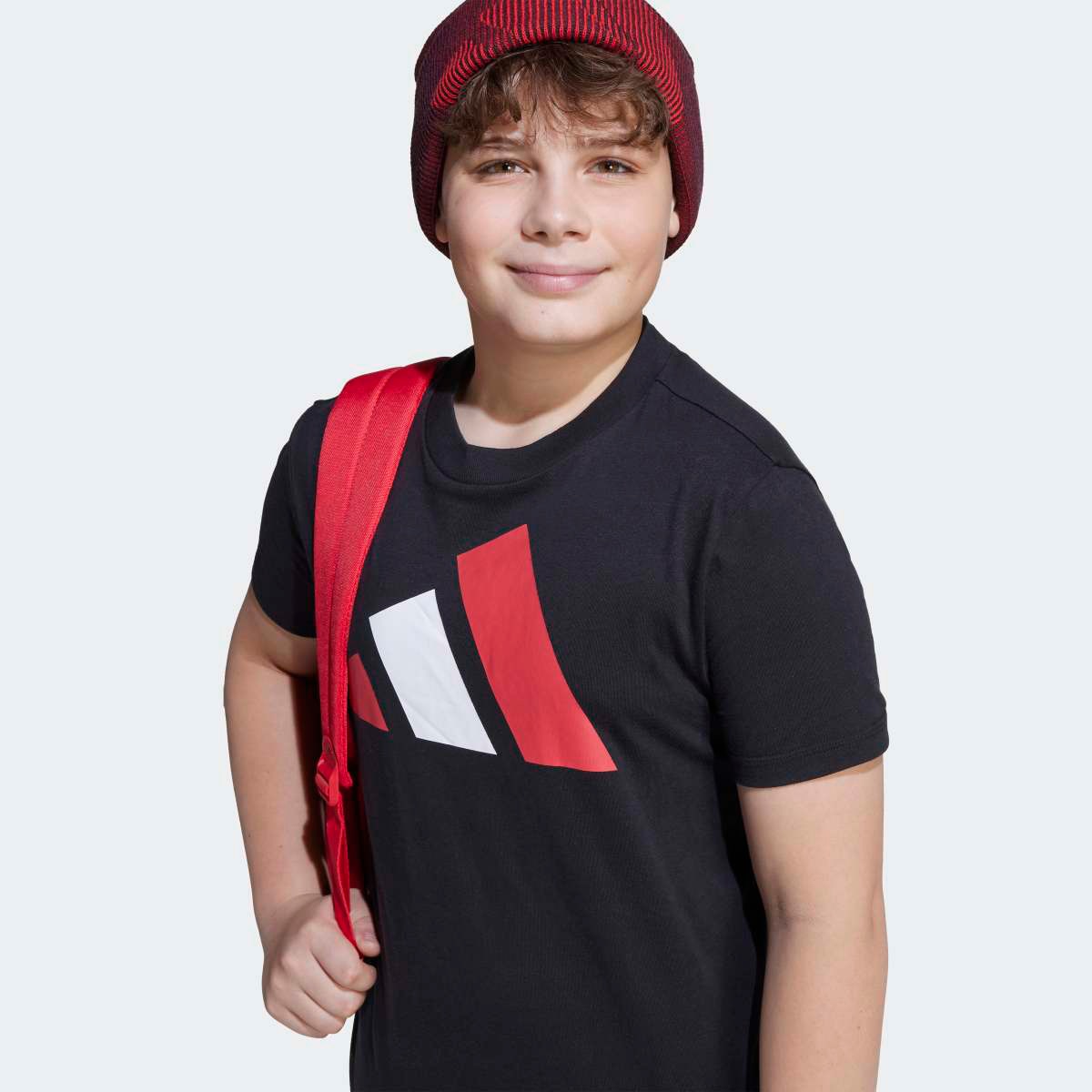 T-shirt de criança Essentials Preto-6