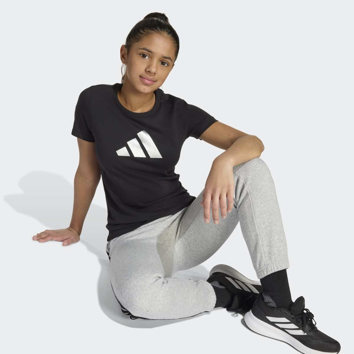 T-shirt de Menina Everyday Glam Preto-4